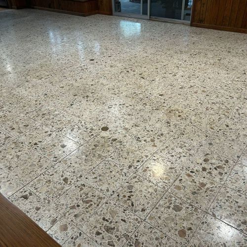 Terrazzo after service