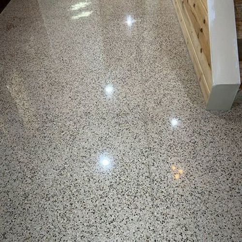 Terrazzo after service