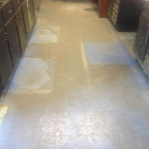 Vinyl before service