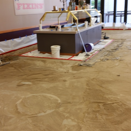 Concrete before service