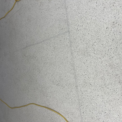 Terrazzo before service