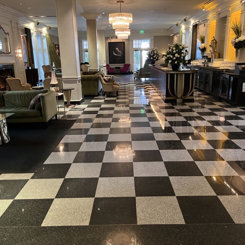 Terrazzo after service