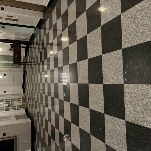 Terrazzo after service