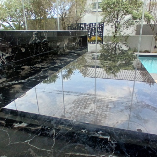 Marble after service