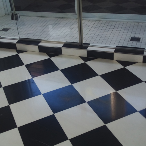 Marble before service