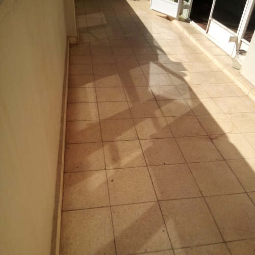 Terrazzo before service