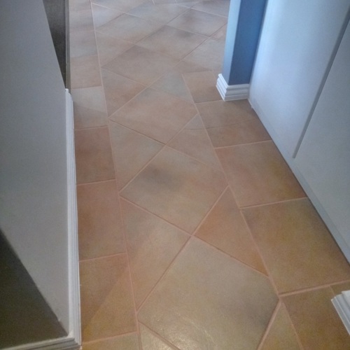 Ceramic (tile and grout) after service