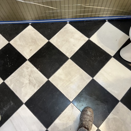 Marble before service