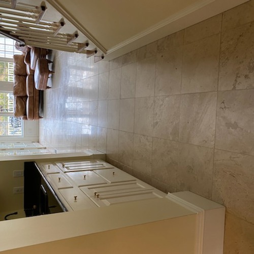 Travertine before service