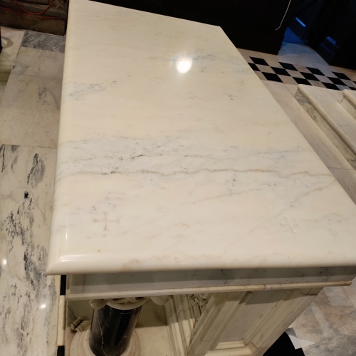 Marble after service