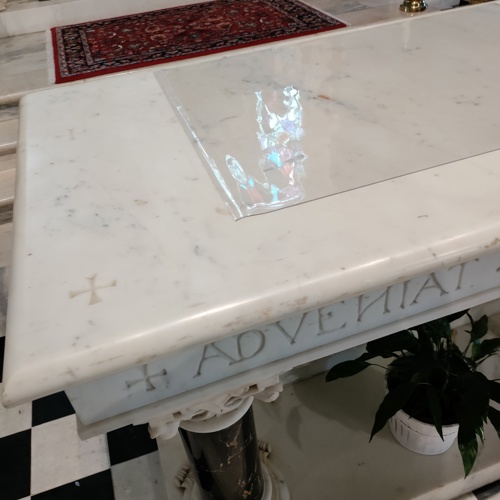 Marble before service