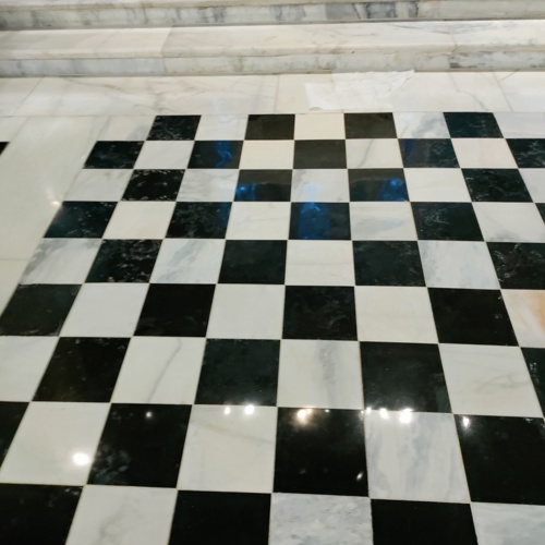 Marble after service