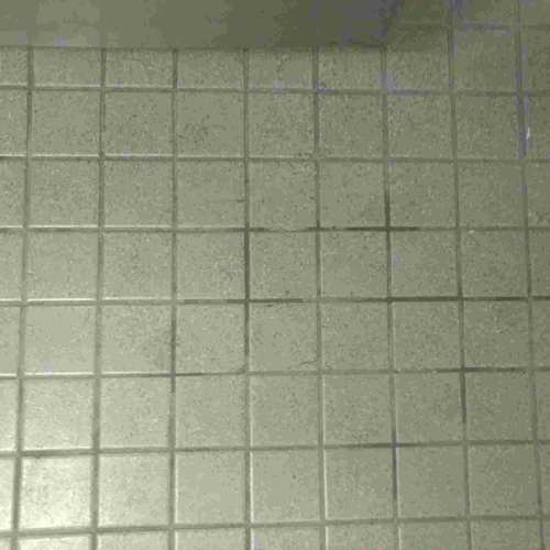 Ceramic (tile and grout) after service
