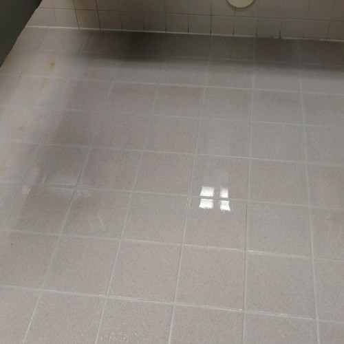 Ceramic (tile and grout) after service