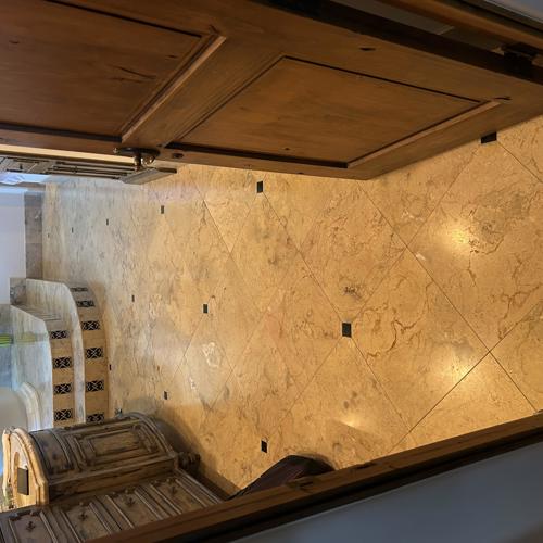 Marble before service