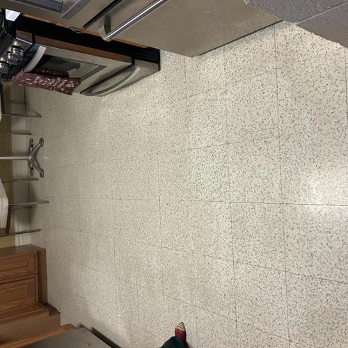Terrazzo before service