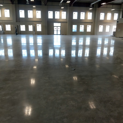 Concrete after service