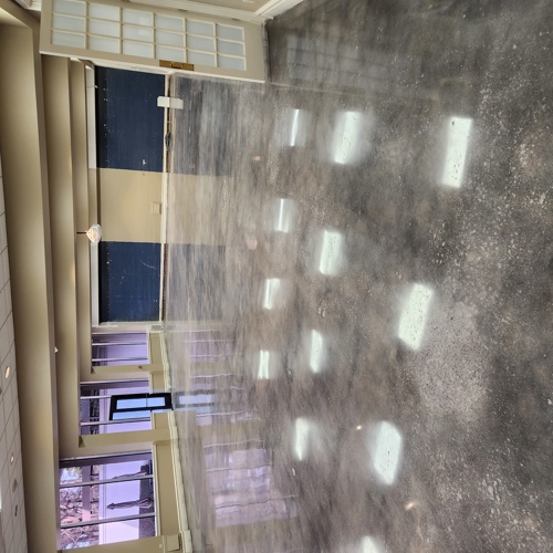 Concrete after service