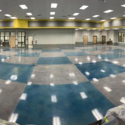 Concrete after service