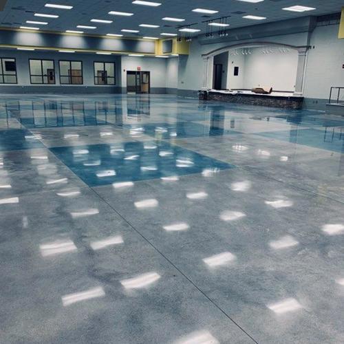 Concrete after service