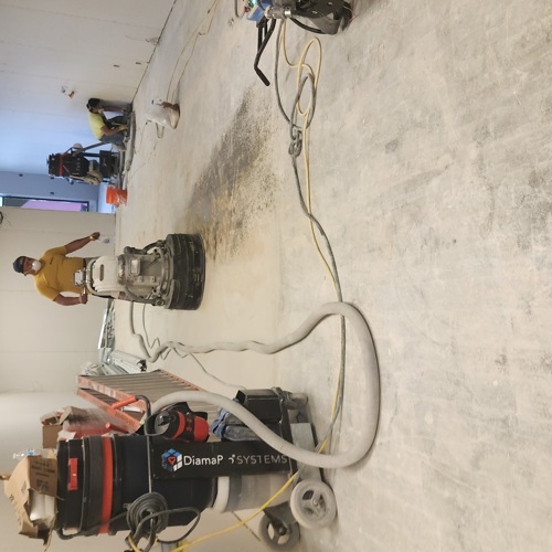 Concrete before service