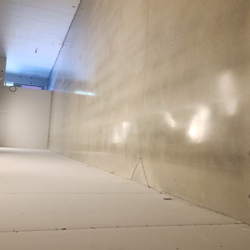 Concrete after service