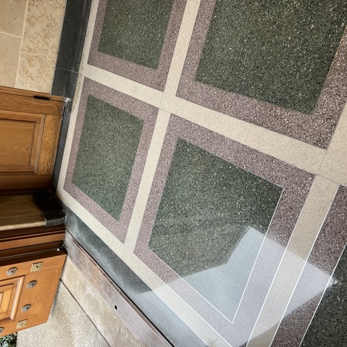 Terrazzo after service
